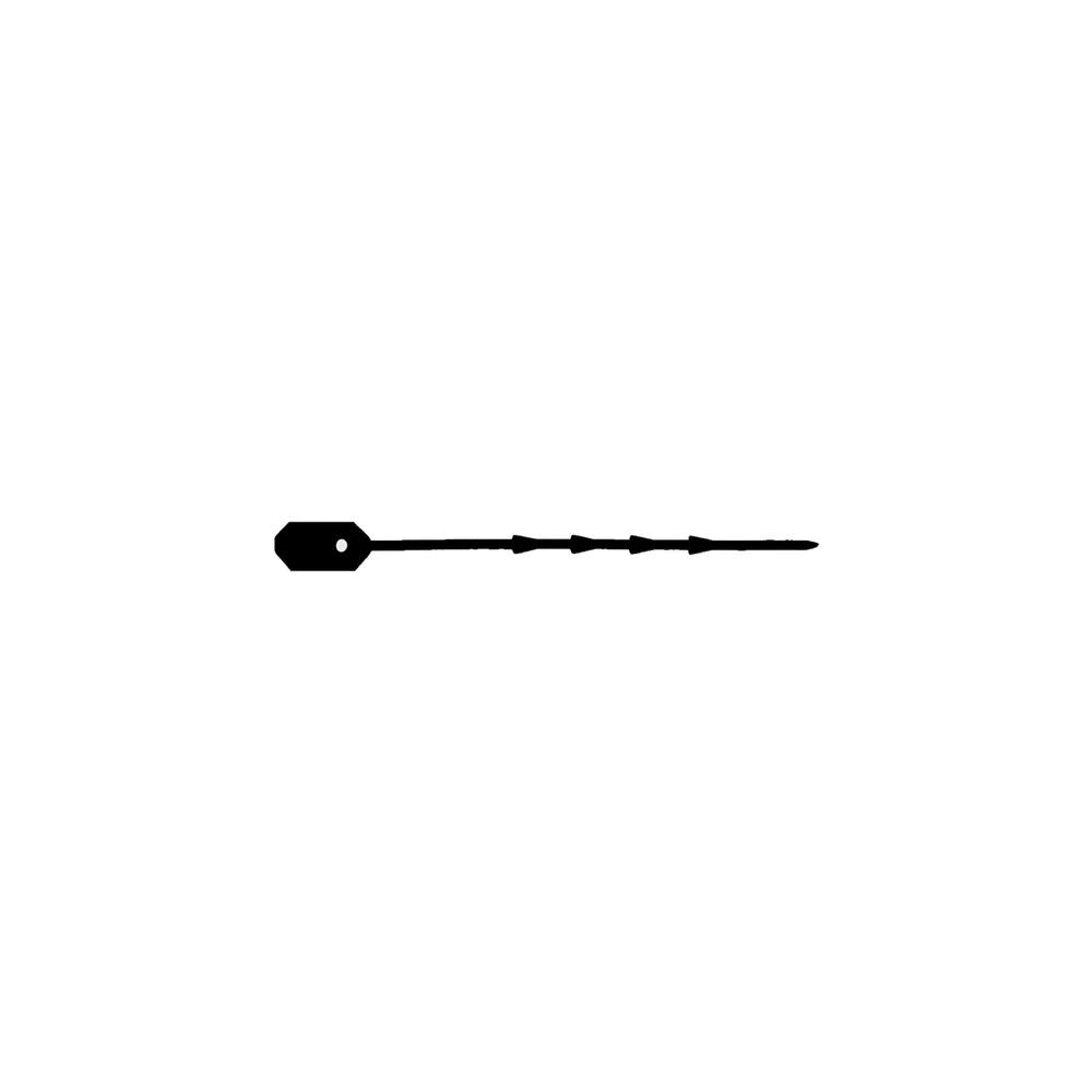 Uzávěr vázací silikon délka 110 mm, černý (100ks)