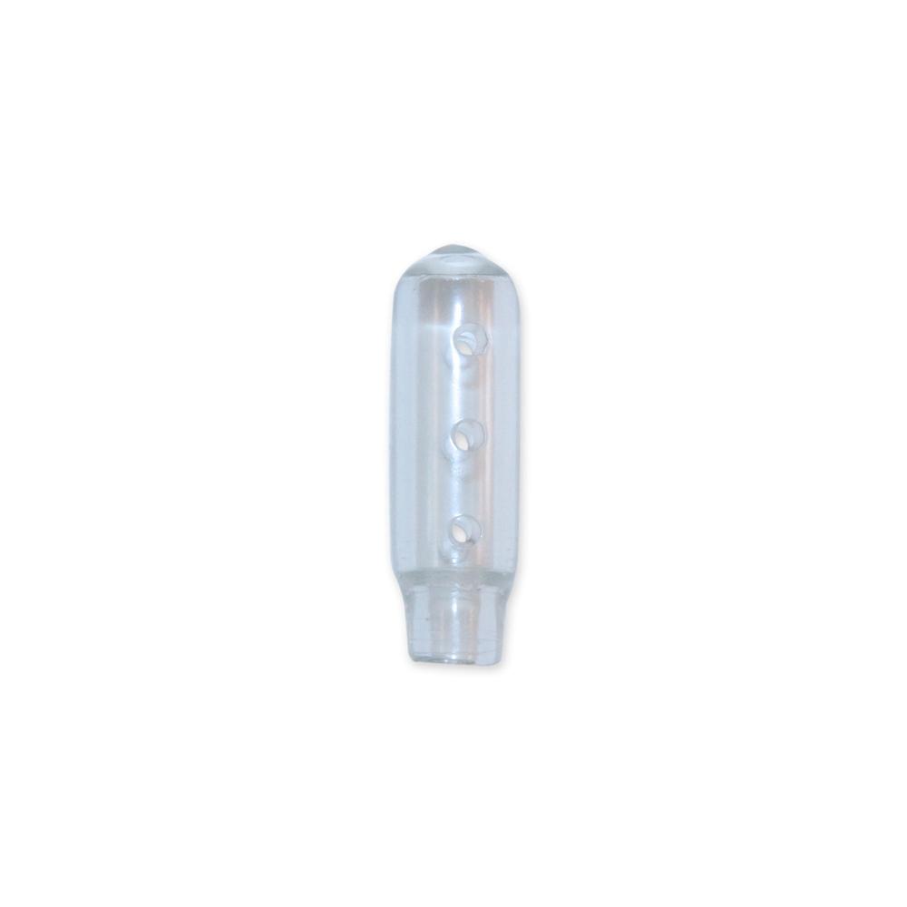 Krytka na nástroje plast průměr 5 mm, délka 20 mm, perfor., transp. (25ks)