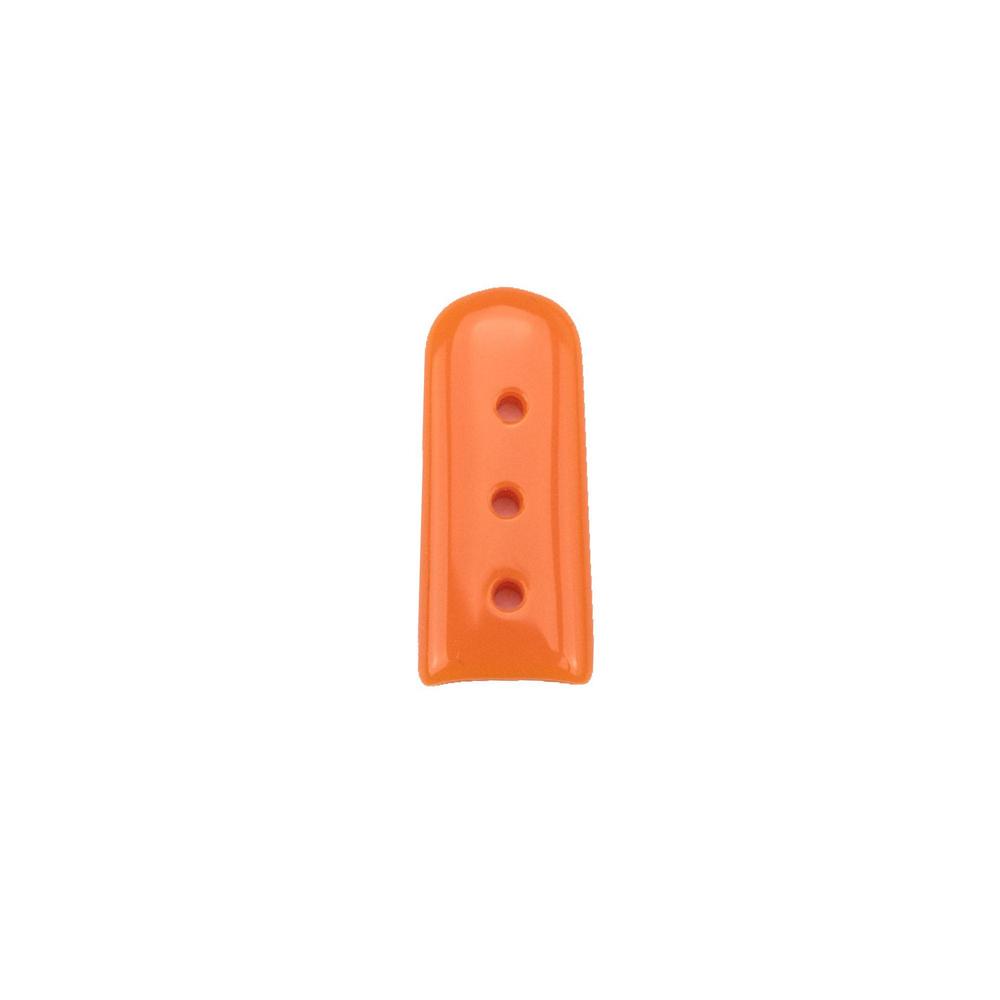 Krytka na nástroje plast 2,00 x 9,00 x 25,00 mm, perfor., neprůhledná, oranžová (100ks)
