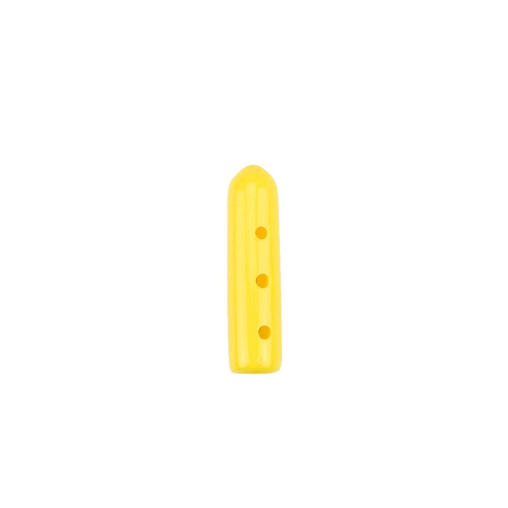 Krytka na nástroje plast 5,00 x 25,00 mm, bez perf., neprůhledná, žlutá (100ks)