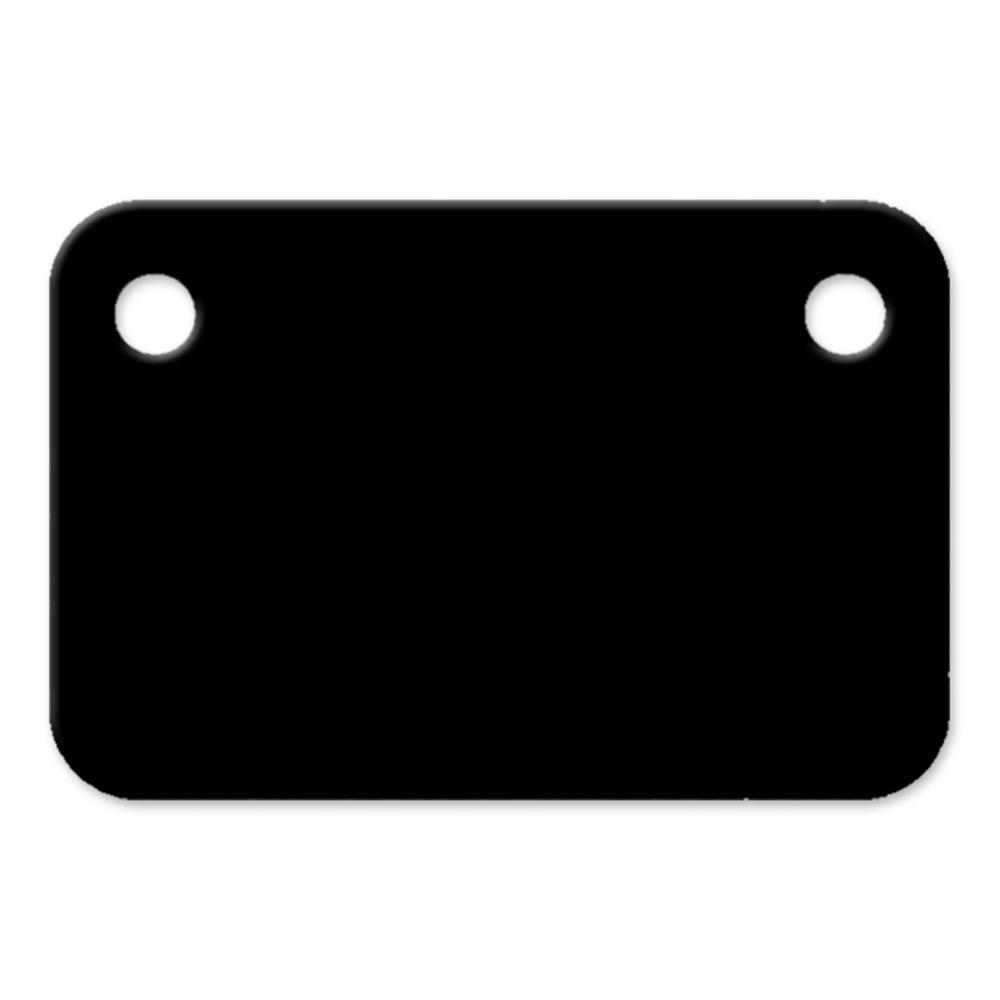 Štítek na síto plast 60 x 40 mm, černý, 2 otvory, P-touch (100ks)