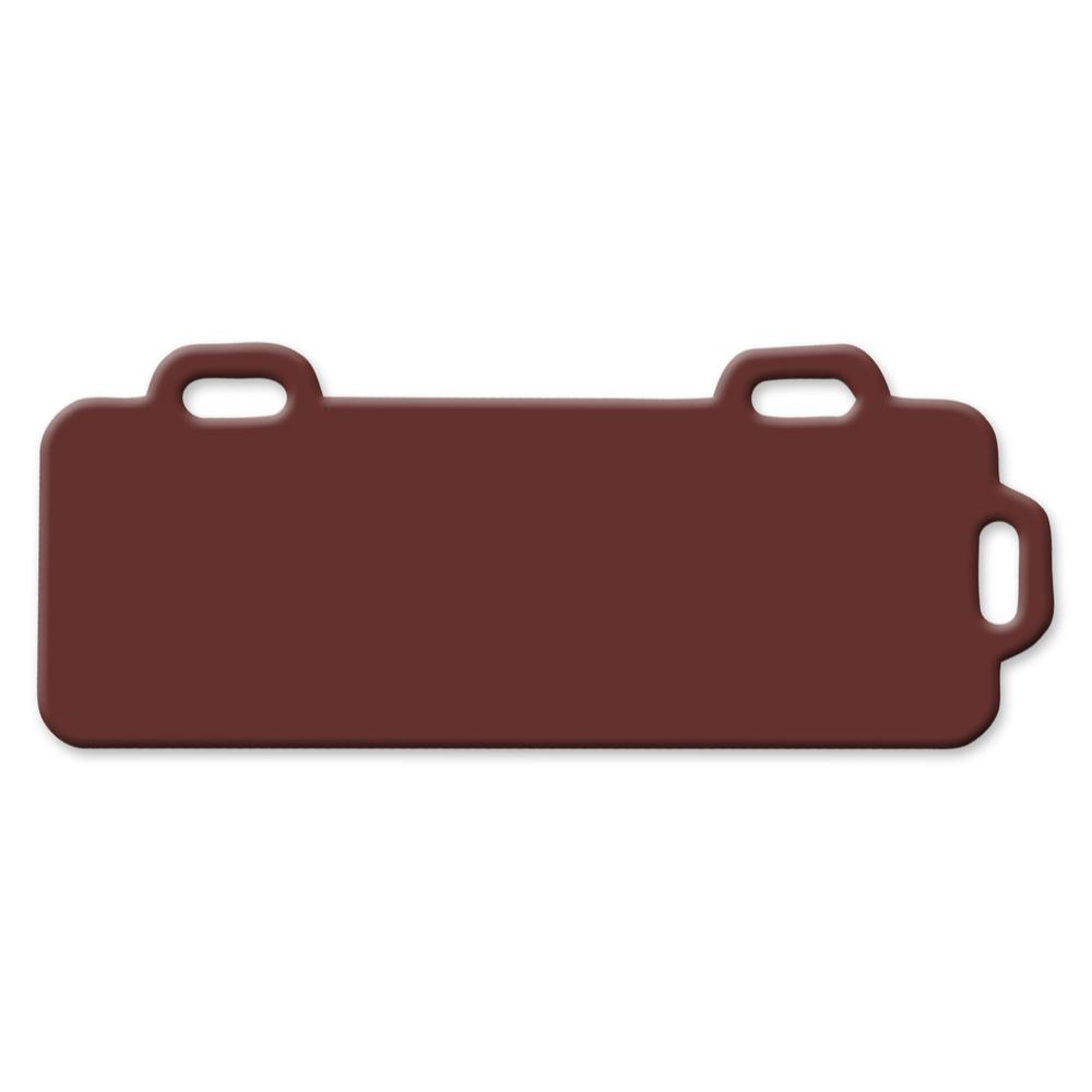 Štítek na síto plast 90 x 33 mm, hnědý, 3 ouška, laser/P-touch (100ks)