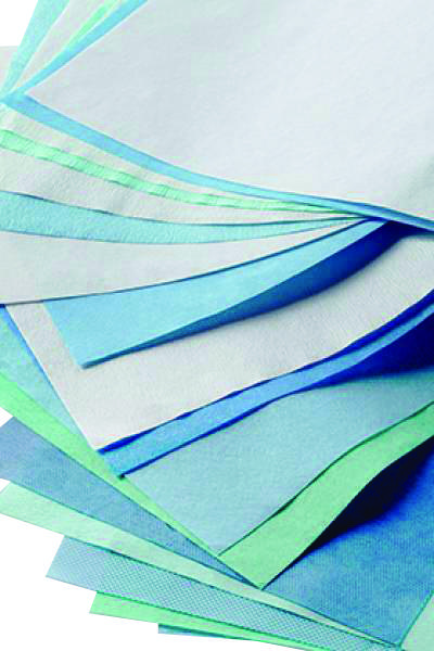 Papír krep standard 60 gsm, 075 x 075 cm, modrý (348ks) ZP I