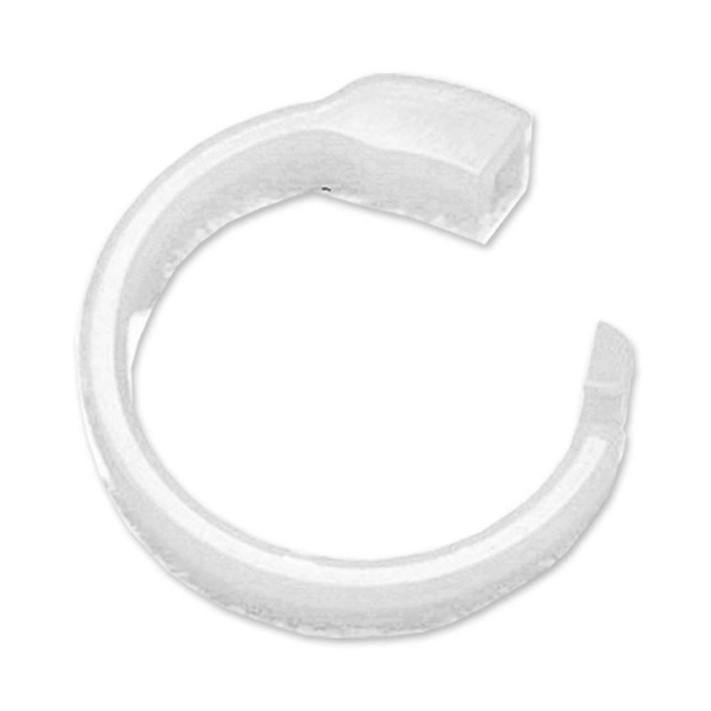 Kroužek fixační plast, průměr 10 mm, bílý, jednoráz. (100ks)