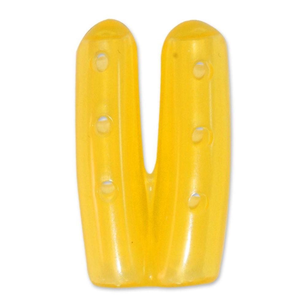 Krytka na nástroje plast dvojče průměr 5 mm, délka 25 mm, perfor., žlutá (50ks) ZP I