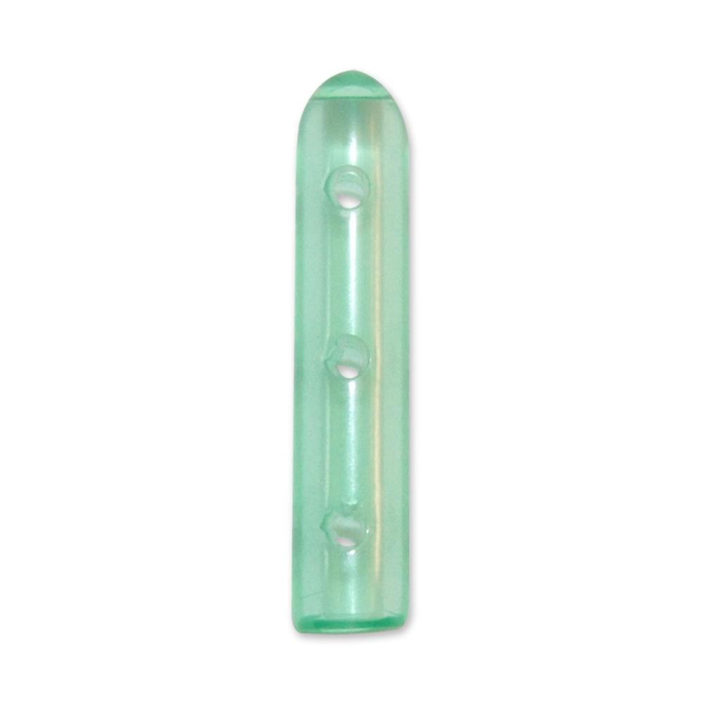 Krytka na nástroje plast průměr 2,8 mm, délka 19 mm, perfor., zelená (100ks) ZP I