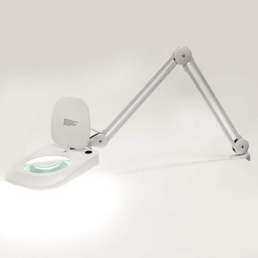 Lampa s lupou 5 dioptrií, čočka 15 cm, rameno 80 cm, LED (1ks)