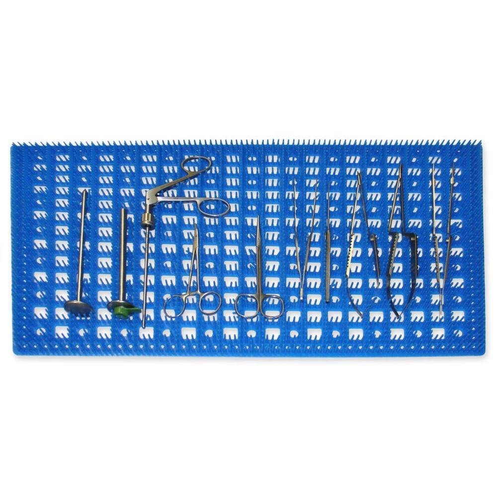 Podložka silikon 'ježek' 500 x 320 mm, sterilizovatelná, modrá (1ks)